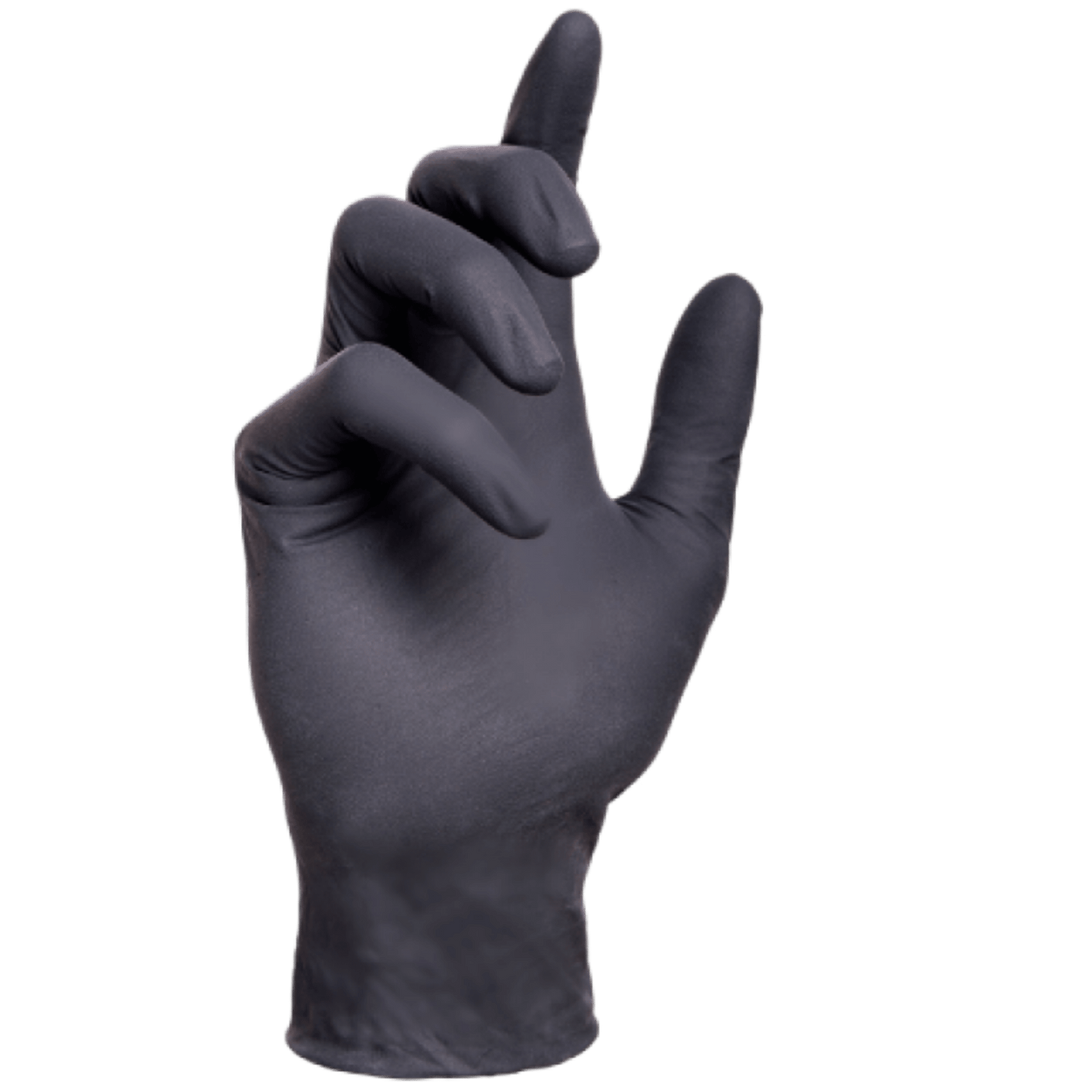 strong black nitrile heavy duty gloves