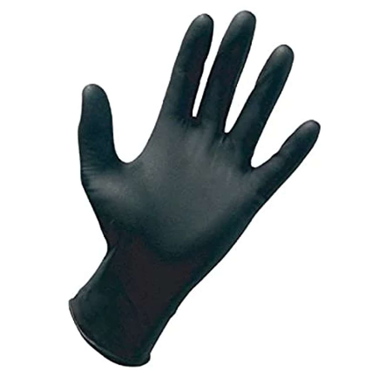 safetouch multi use black nitrile disposable gloves powder latex free pallet