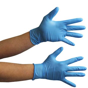 safetouch blue nitrile disposable gloves pallet deal