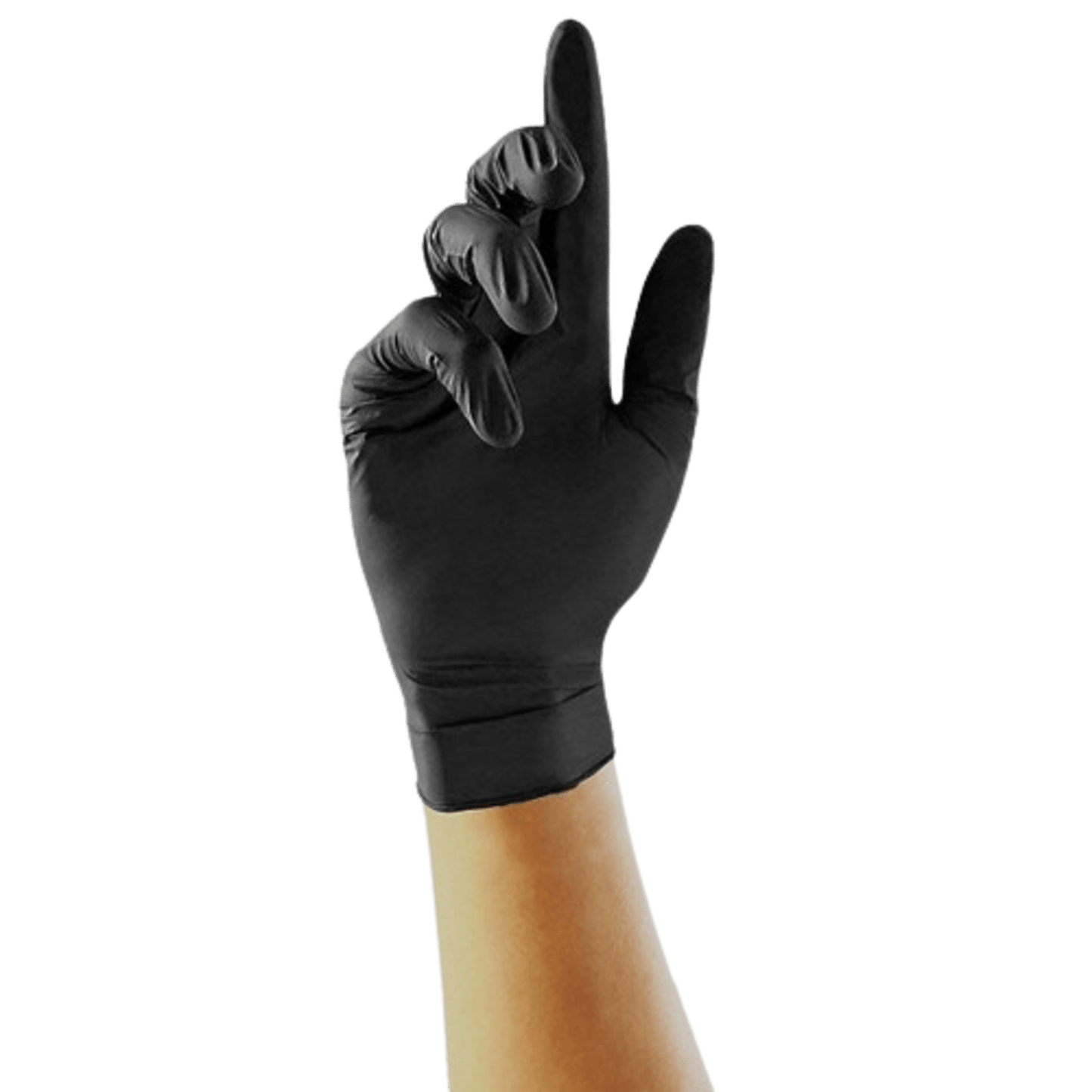Black Nitrile Disposable Super Strong 5g Latex Free Gloves Double Strength Box Of 100