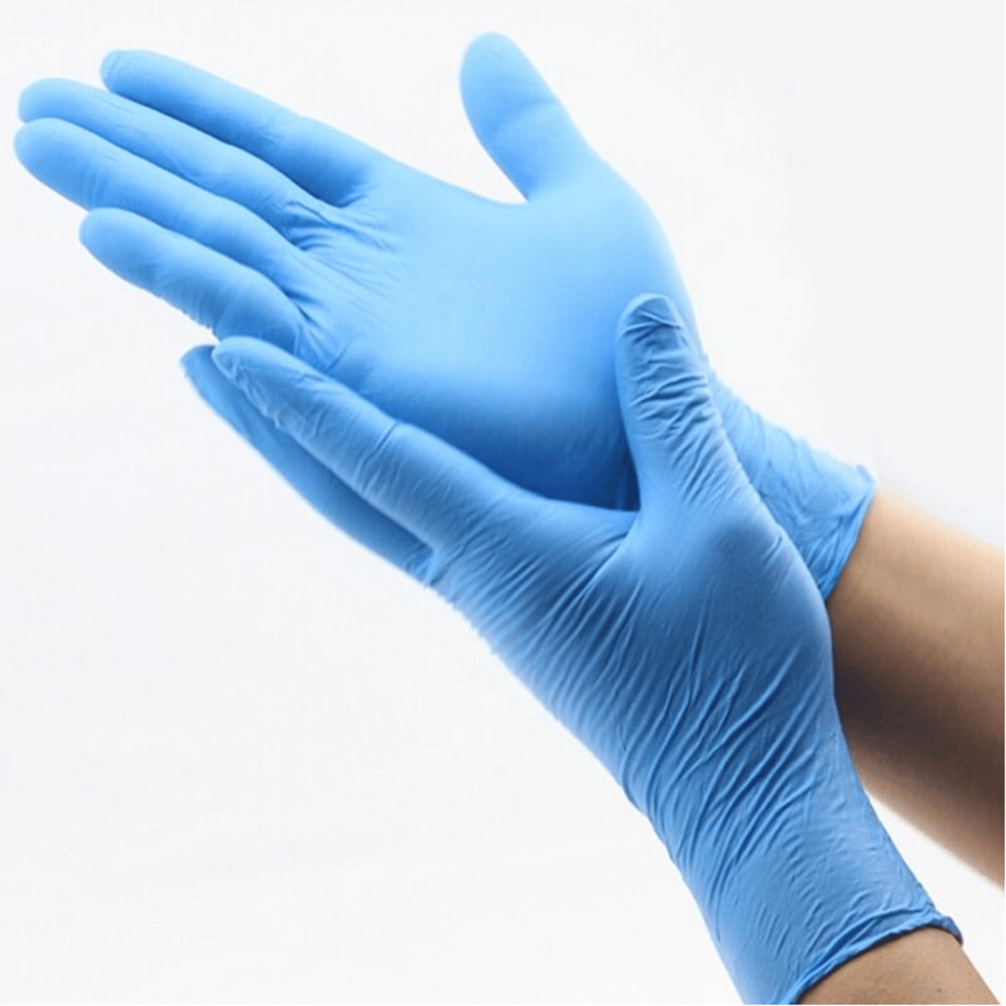 SafeTouch Blue Nitrile Powder Free Disposable Gloves Case of 1000 AQL 1.5