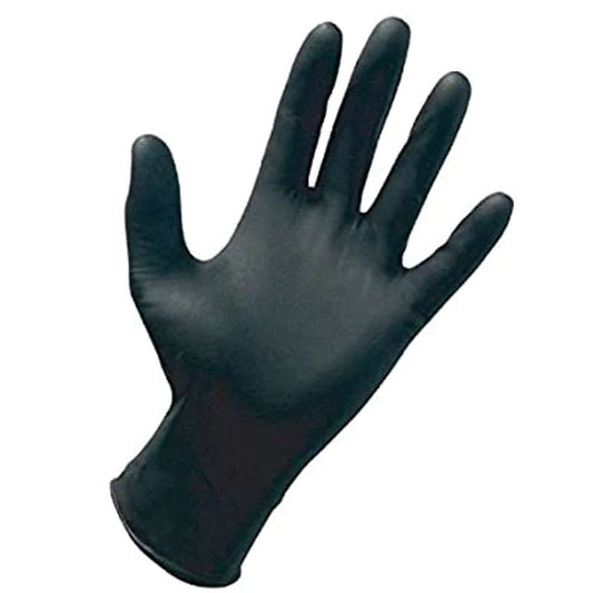 safetouch multi use black nitrile disposable gloves powder latex free pallet
