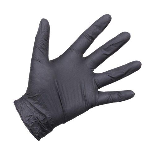 Black Nitrile Strong Gloves