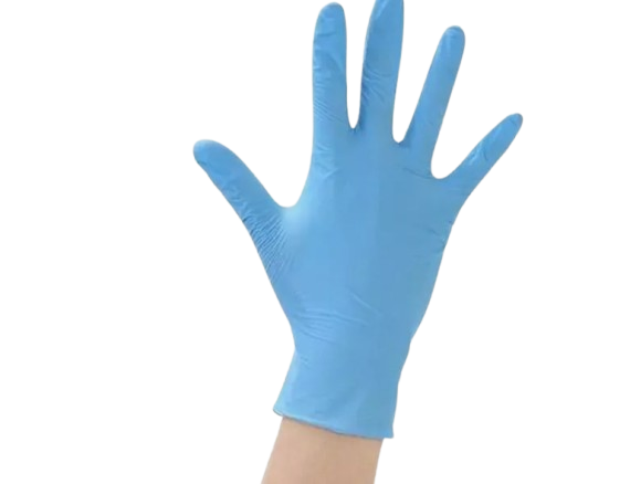 Blue Nitrile Disposable Gloves Pack of 100 Powder Free Food Safe , Medical , Dental , Surgical , Catering , Restaurant , Car Wash , Garages , Commercial Household S-XL , 